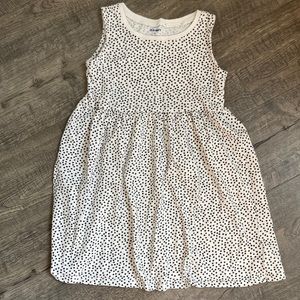 Black and white polka dot dress